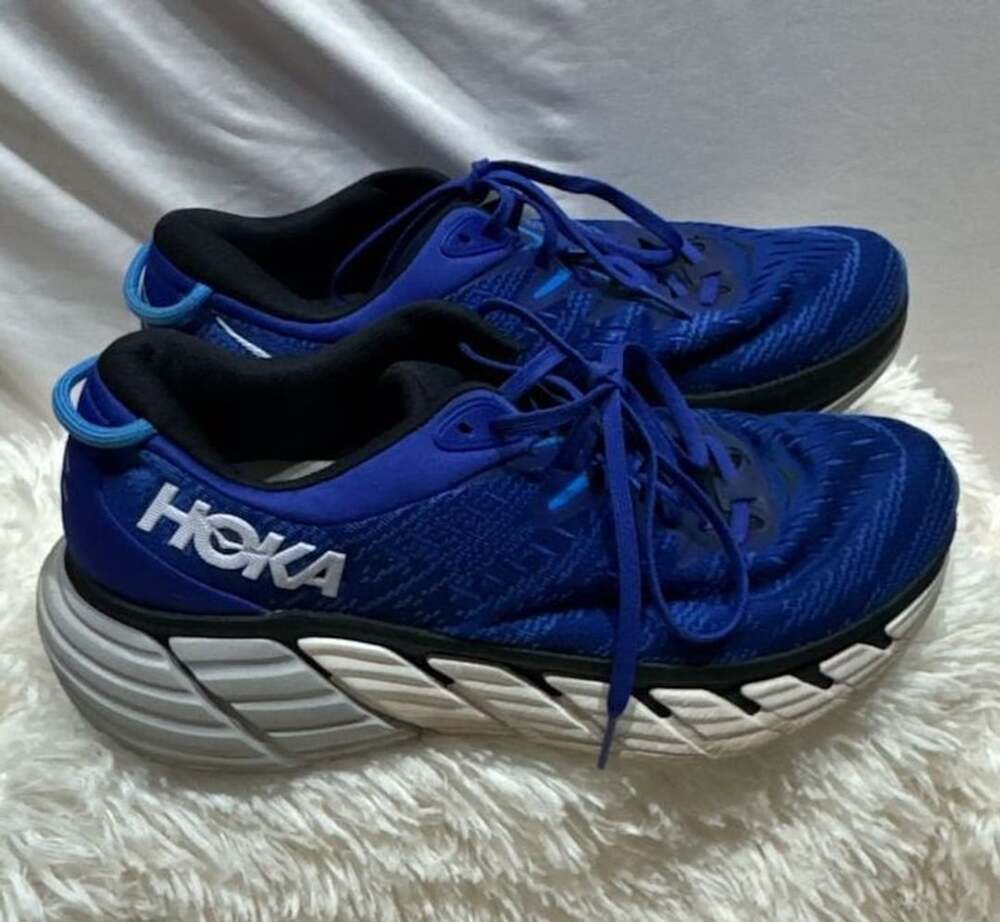 Hoka Gaviota 4 Size 9.5D Blue Graphite Running Shoes